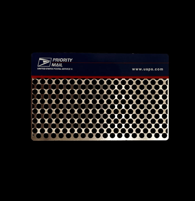 USPS Blue Top Grinder Card