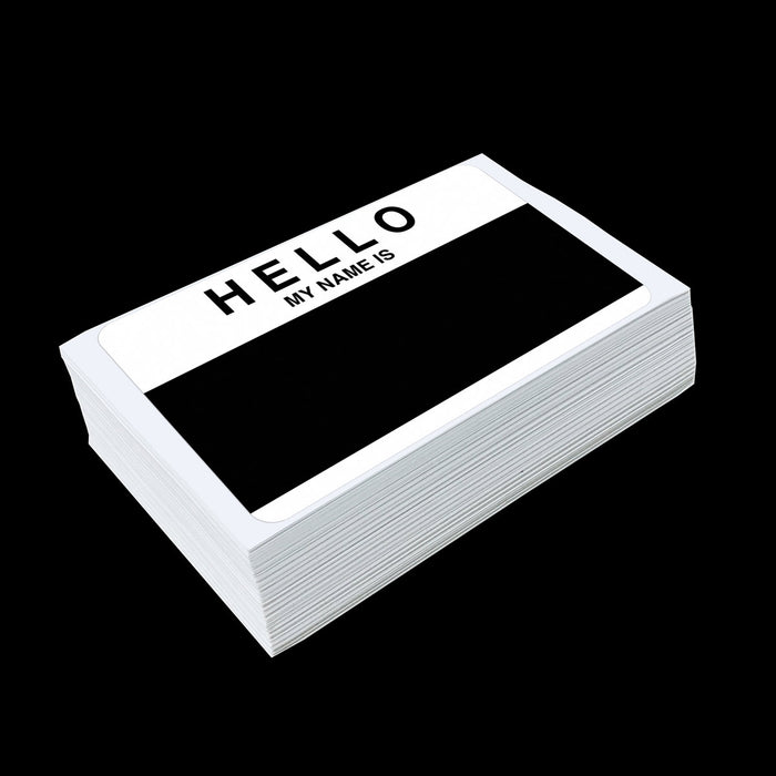 Black Hello Eggshell Blanks