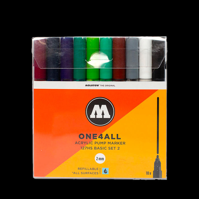 Molotow One4All 127 Basic 2 10-Marker Set