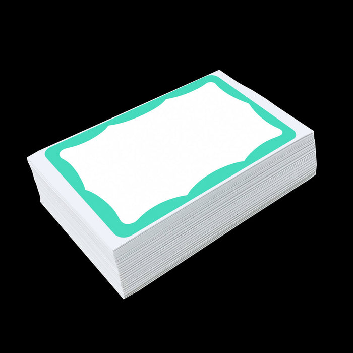 Teal wavy Eggshell Blanks