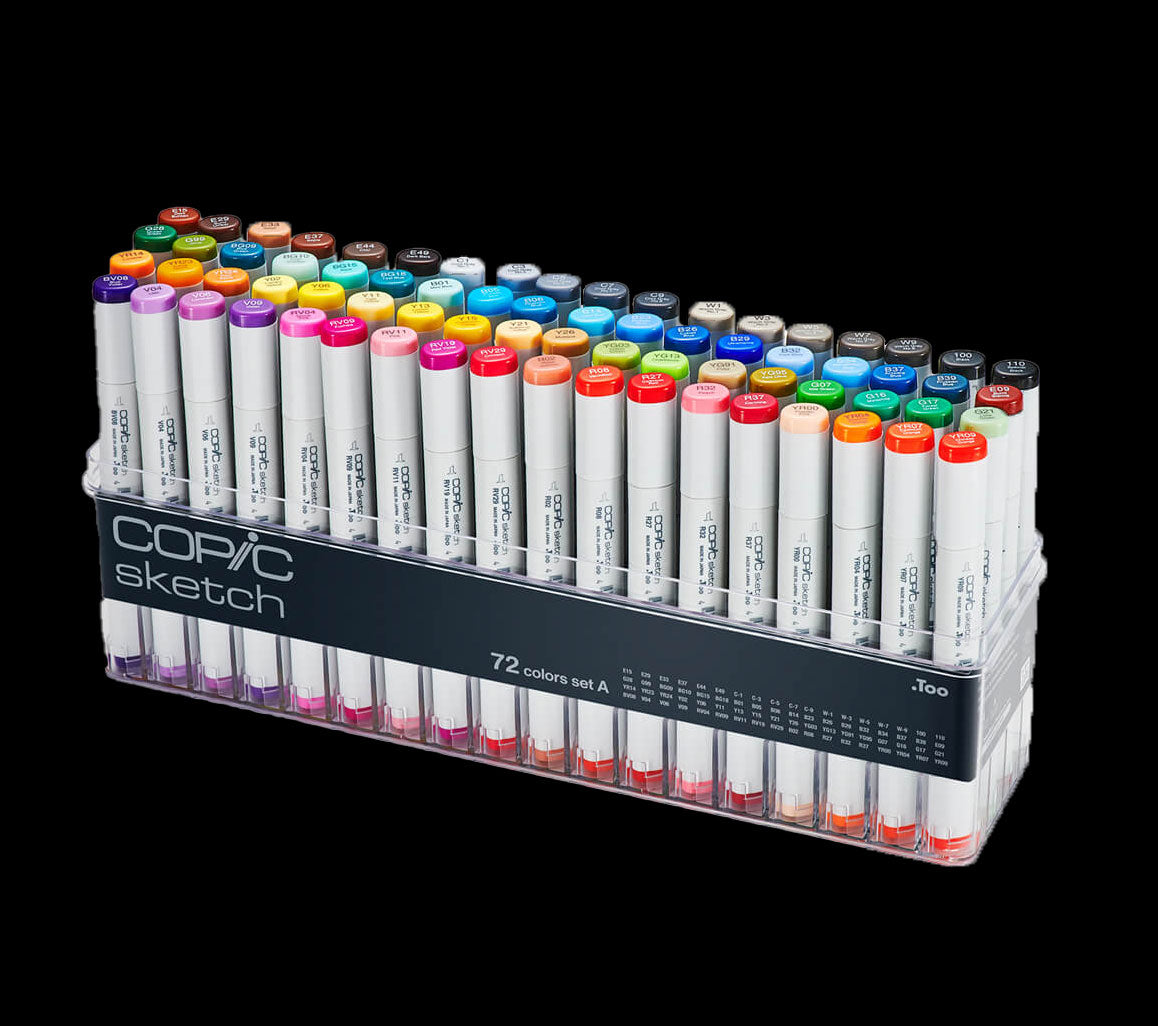 Copic Sketch 72 colors set A — Blankslaps