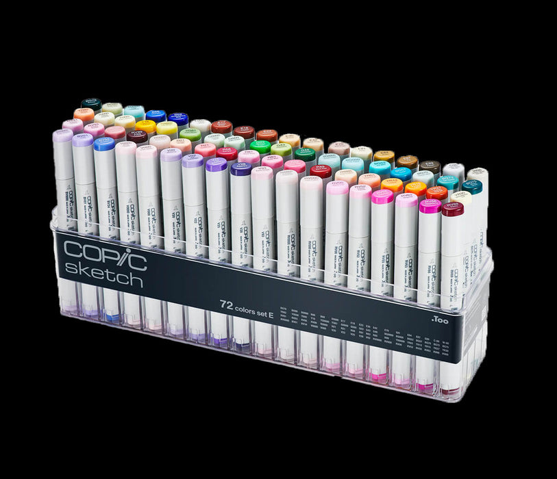 Copic Sketch 72 colors set E