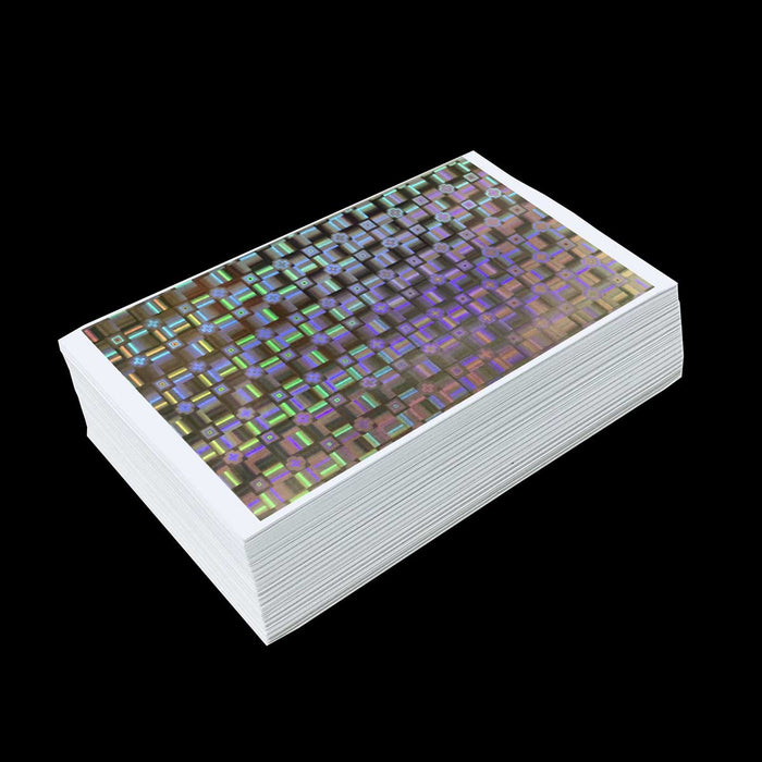 3d Grid Holographic Blanks