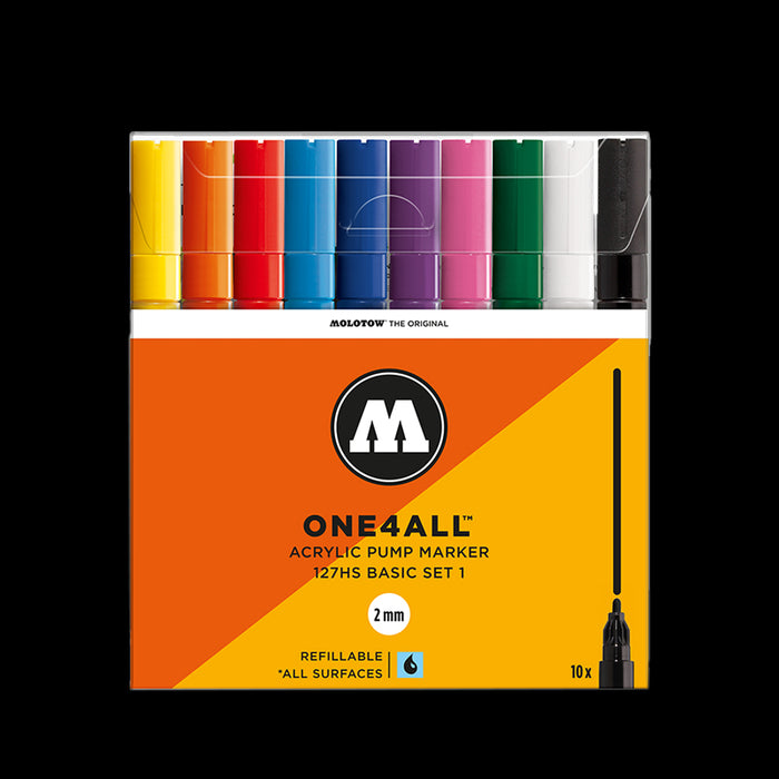 Molotow One4All 127 Basic 1 10-Marker Set